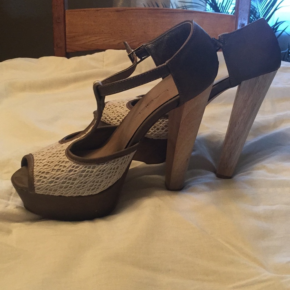 Platform heels. Size 7. Excellent condition